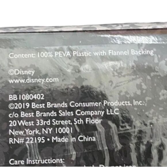 Disney Mickey Mouse 60" × 120" Peva Flannelback Tablecloth Rectangular Picnic - Picture 7 of 8